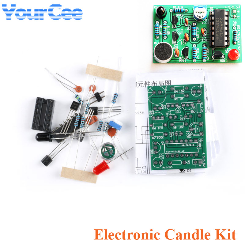 Diy Analog Electronics - Аналоговые электронные свечи, контроль выдувания, имитация