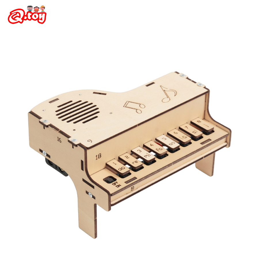 Diy Electronics Parts - Деревянная модель электронного пианино «сделай сам»,