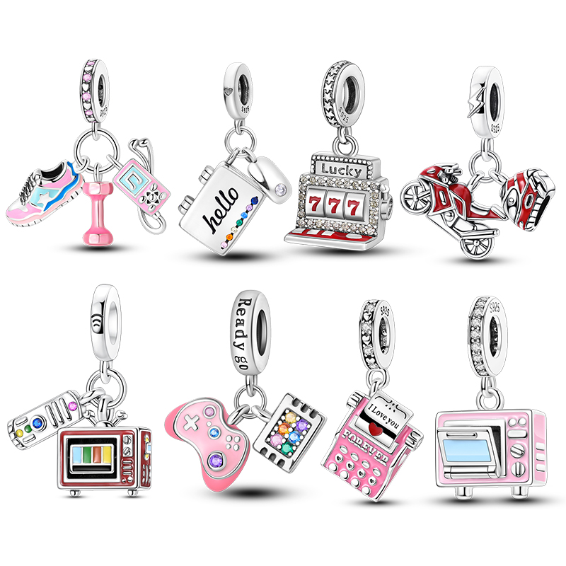 Diy Electronics Gifts - Оригинальные подвески-шармы из серебра 925 пробы
