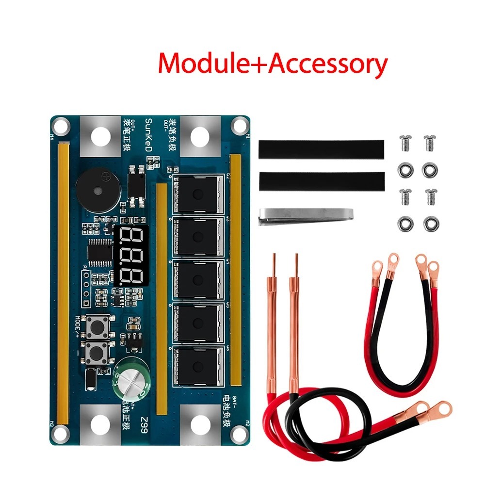 Diy Electronics Spot Welder - Портативный точечный сварочный аппарат 12В, 10AWG,