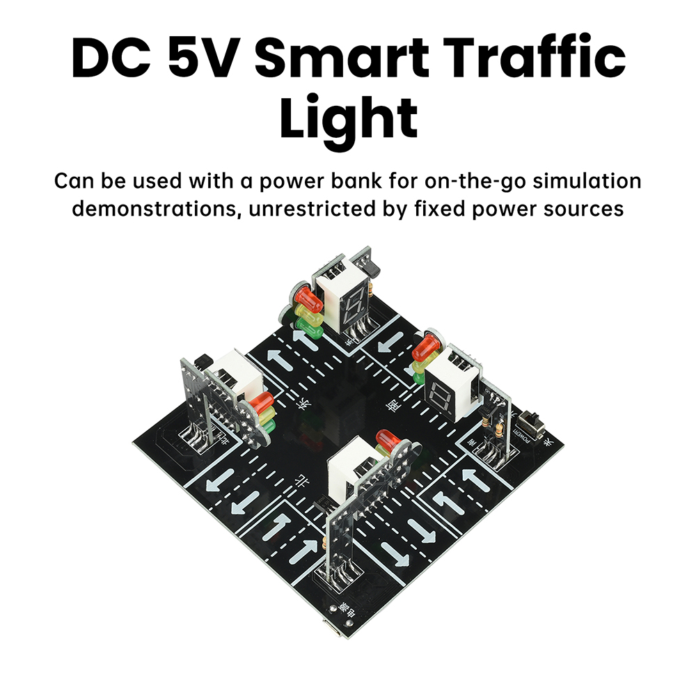 Diy Electronics Projects For Adults - Комплект симулятора светофора со звуковыми мигающими