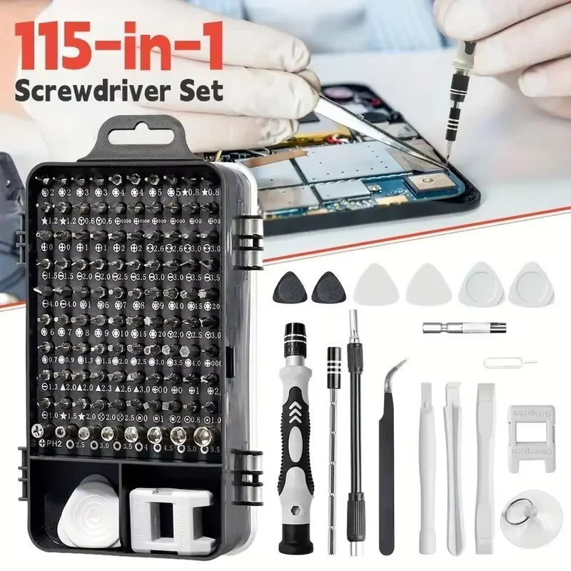 Diy Electronics Repair Kit - Набор прецизионных отверток 115-в-1 с магнитными