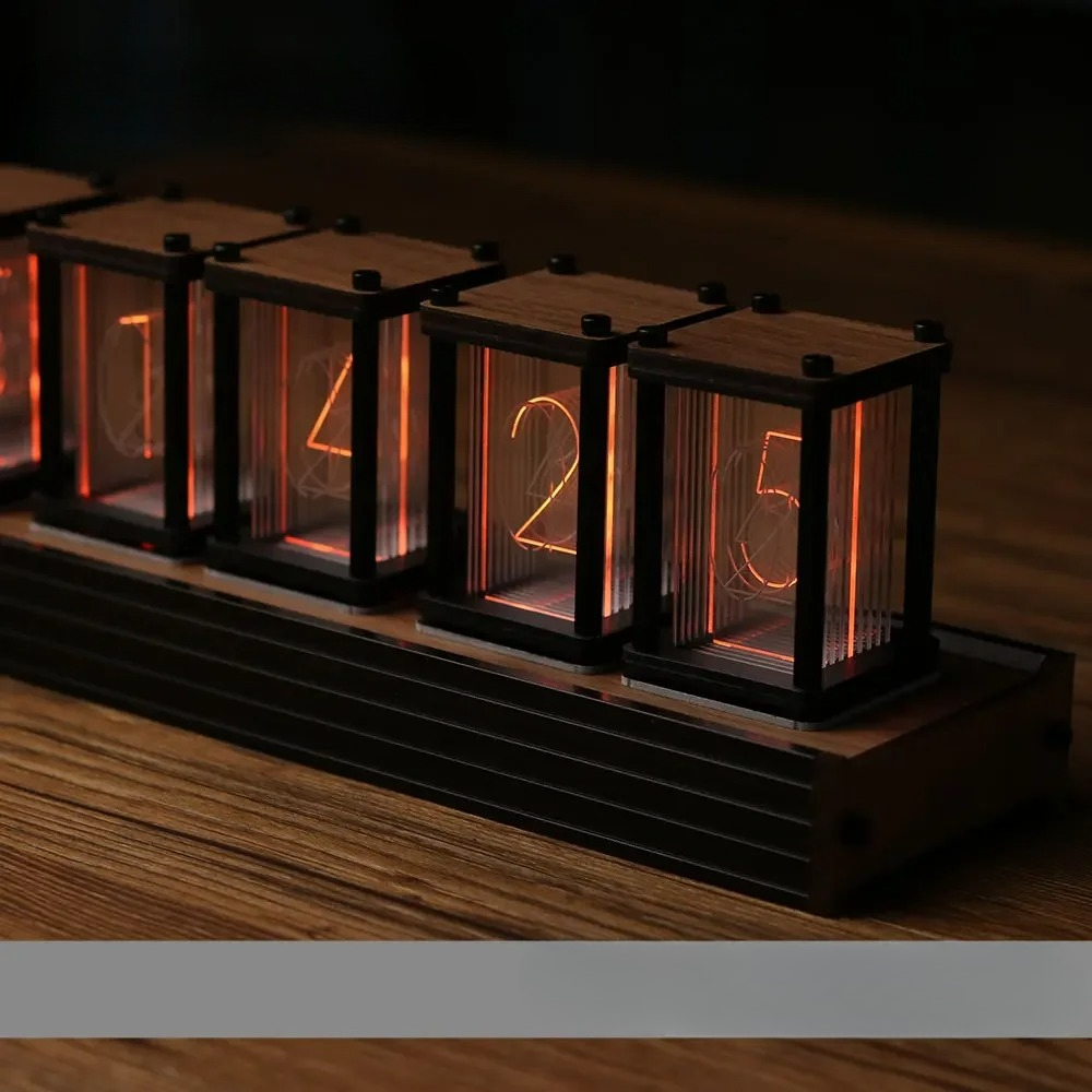 RGB Nixie трубчатые часы DIY н – обзор и цена Diy Electronics Table