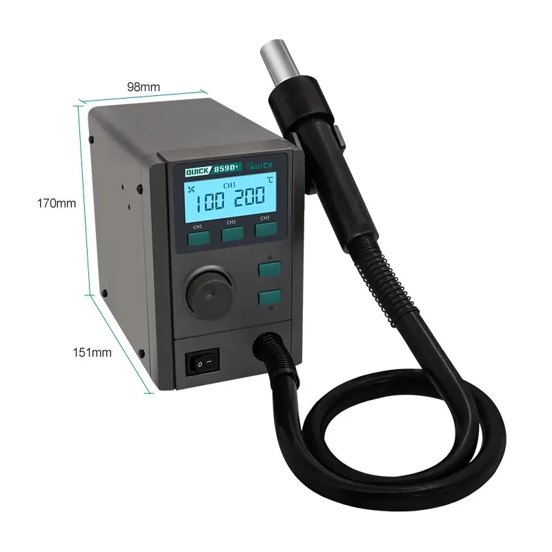 Паяльная станция Quick 859D+ с – обзор и цена Hot Air Rework Station