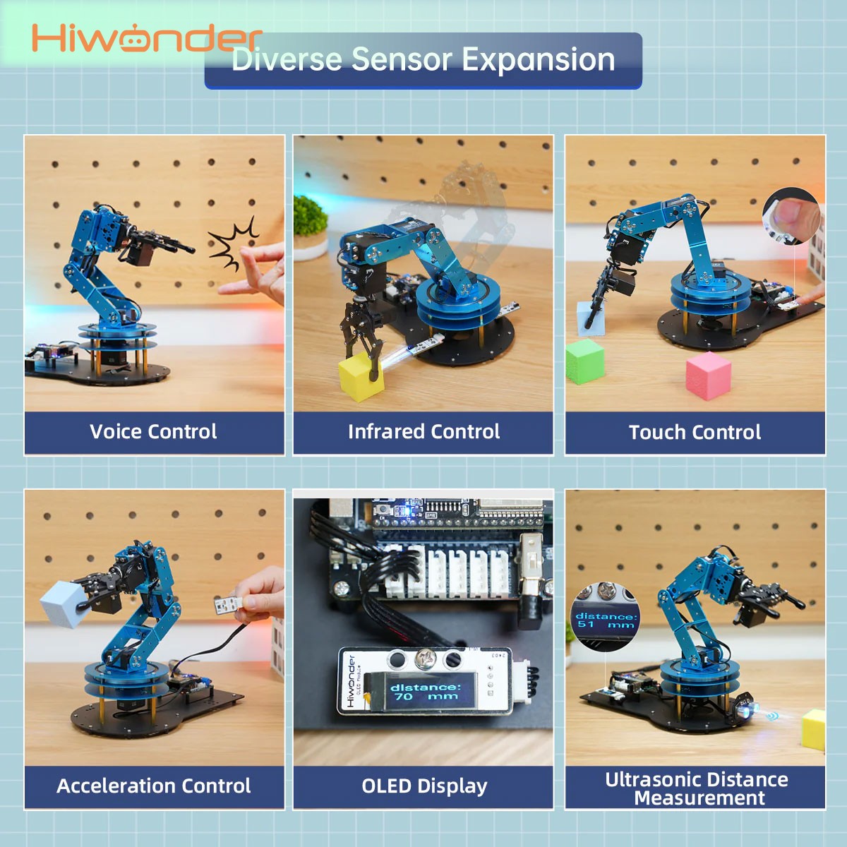 Роботизированная рука Hiwonder – обзор и цена Diy Robot Electronics Kit
