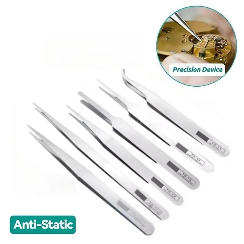 Набор антимагнитных пинцетов и – обзор и цена Diy Electronics Repair Kit