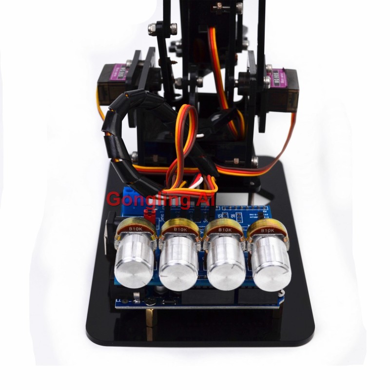 Набор для сборки робота-манипу – обзор и цена Diy Robot Electronics Kit