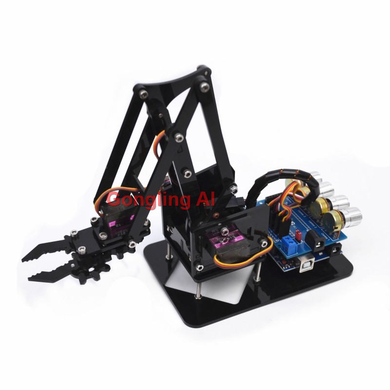 Набор для сборки робота-манипу – обзор и цена Diy Robot Electronics Kit