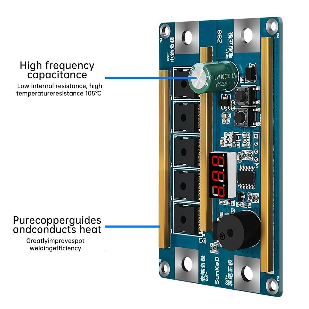 Портативный 12В точечный сваро – обзор и цена Diy Electronics Spot Welder