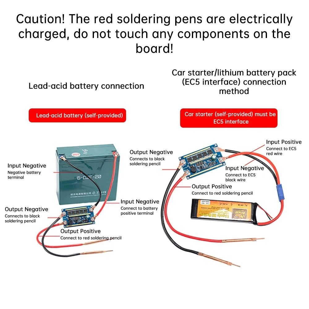 Портативный 12В точечный сваро – обзор и цена Diy Electronics Spot Welder