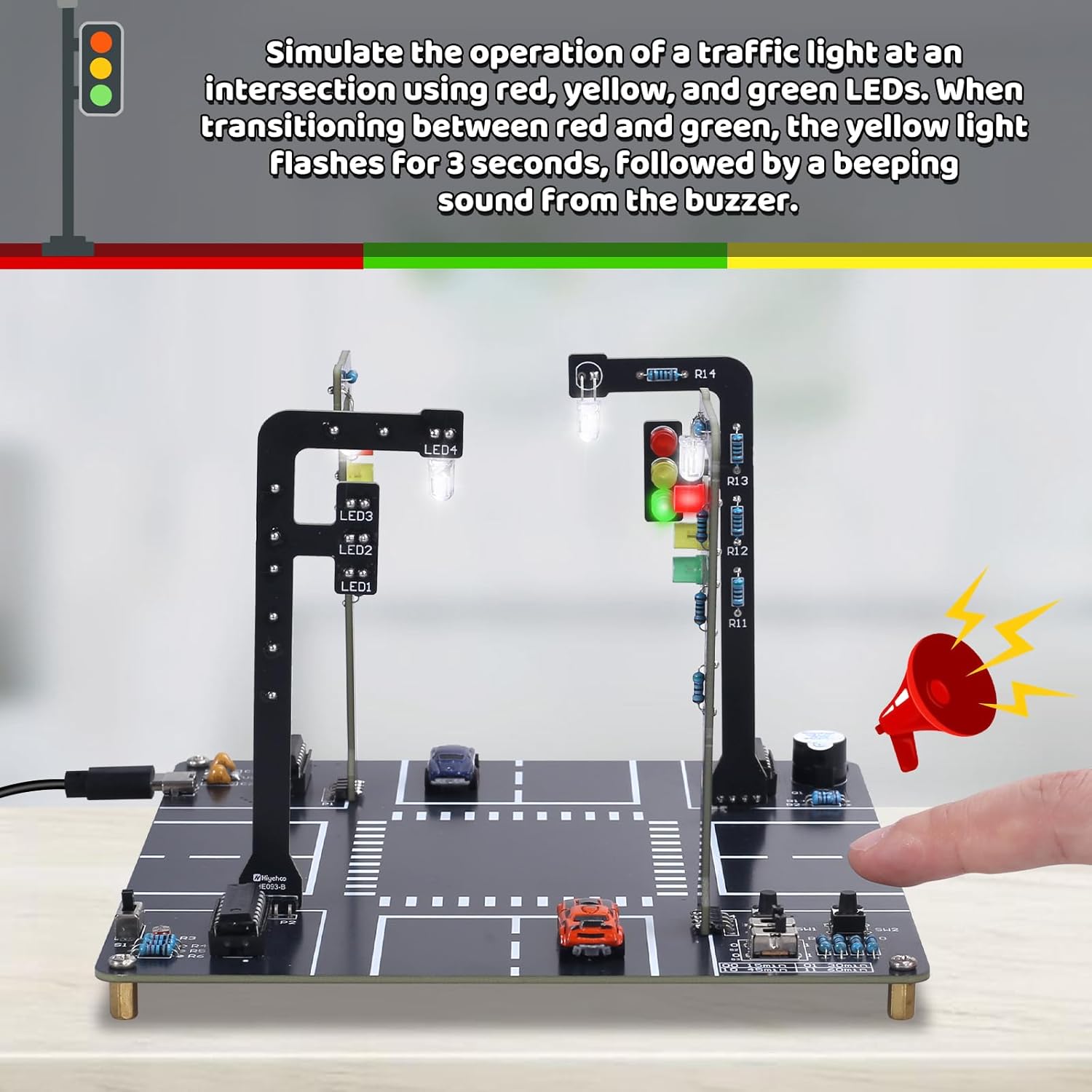 Комплект симулятора светофора  – обзор и цена Diy Electronics Projects For Adults