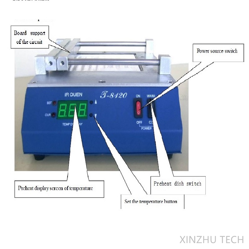 PUHUI T-8120 Предварительный н – обзор и цена Hot Air Rework Station